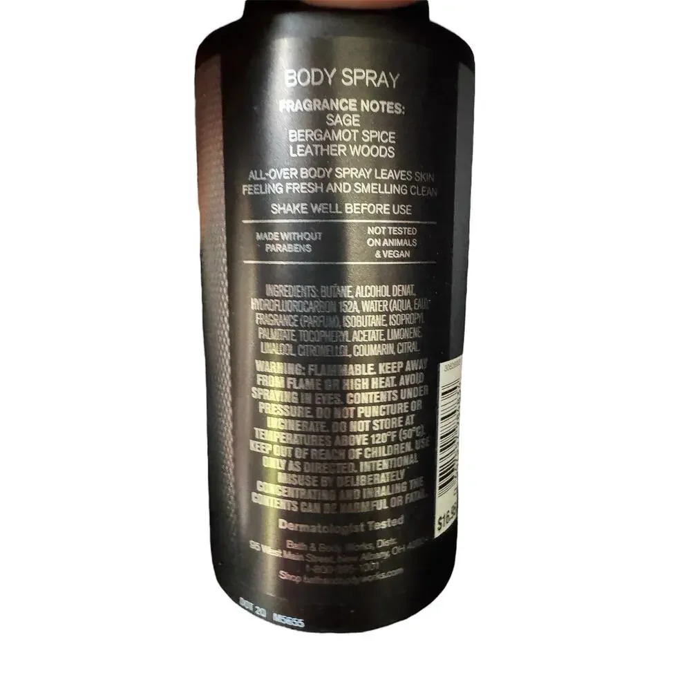 NWT Bath & Body Works Men’s Graphite Body Spray